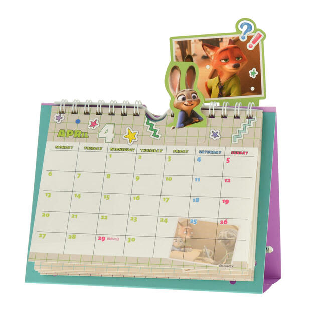 ズートピア 卓上カレンダー ポップアップ Memories CALENDAR&ORGANIZER 2026 2,200円