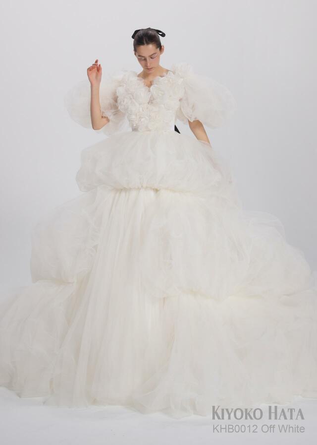 「KIYOKO HATA」新作ウェディングドレス KHB0012_OffWhite