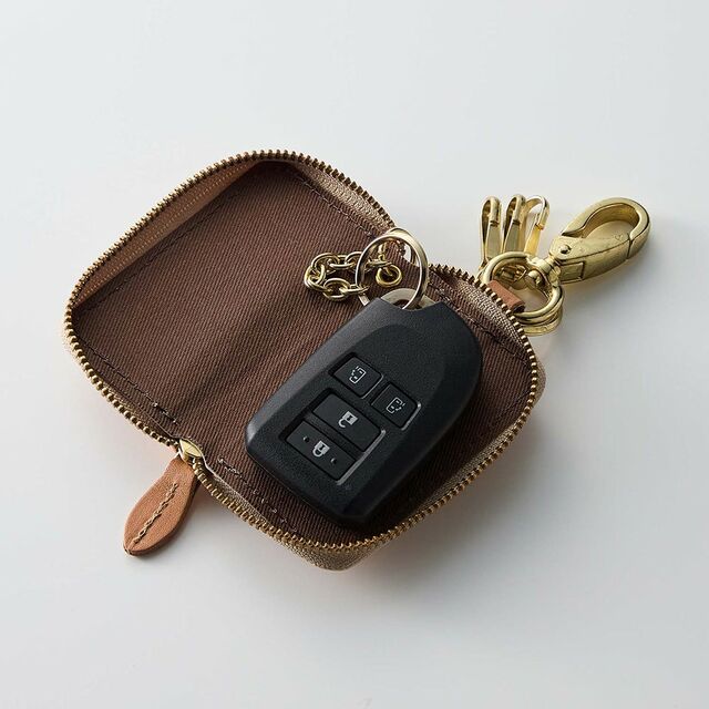 栃木レザー製本革スマートキーケース［日本製］「ムーミン」｜