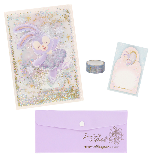 「ダッフィー＆フレンズのダンシング・スノーフレークス」ステーショナリーセット