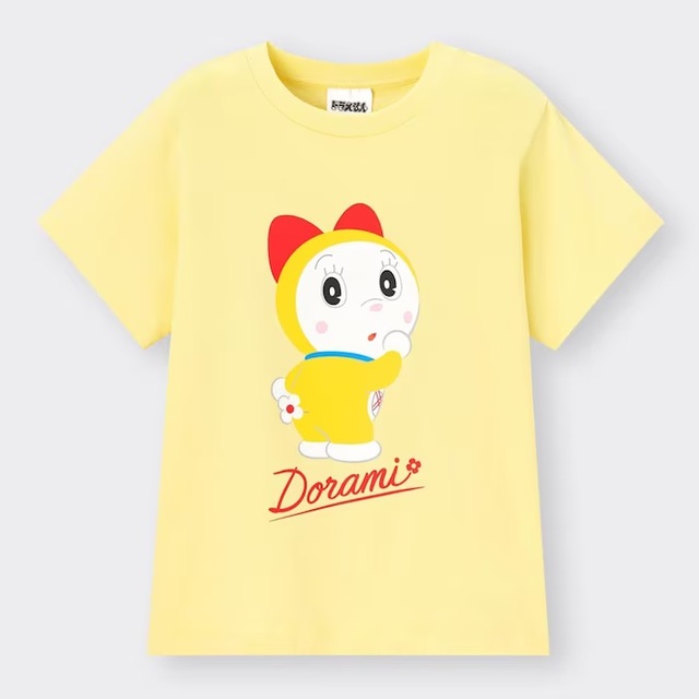 KIDS(男女兼用)グラフィックT(半袖) DORAEMON ¥990