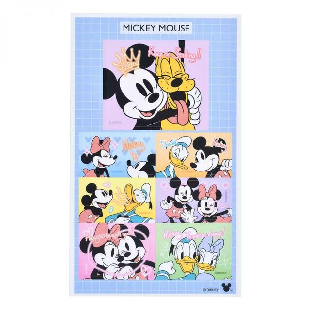ミッキー&フレンズ シール・ステッカー プリントシール風 Sticker Collection 350円