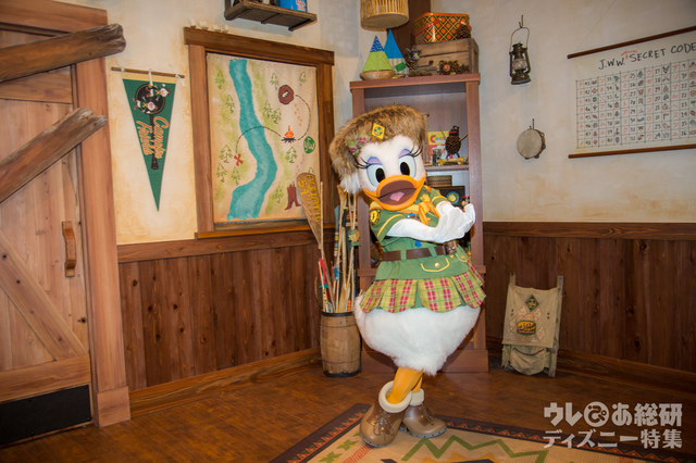 ウッドチャック・グリーティングトレイル｜東京ディズニーランド