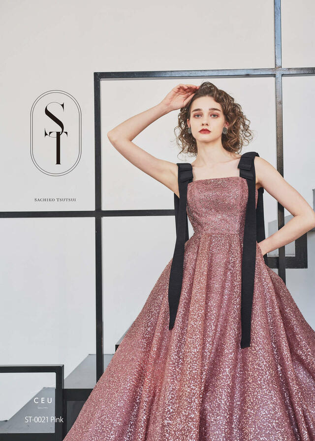 【クラウディア】ST新作ウェディングドレス｜ST-0021_Pink