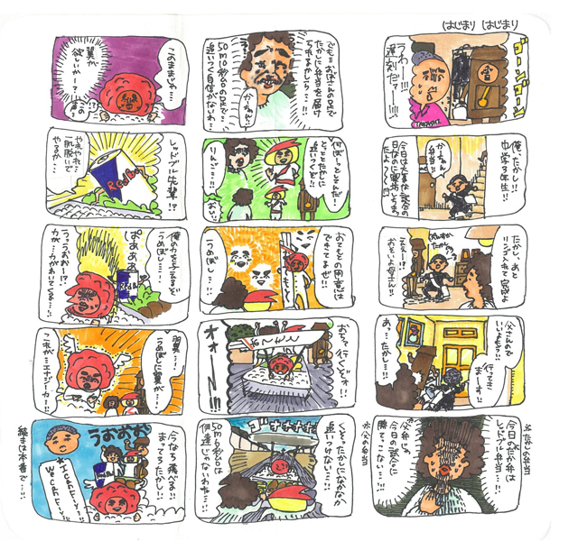 「レッドブル・フルーグタグ」出場飛行機の絵コンテ／たかし、弁当忘れてるわよGO(号)!!!