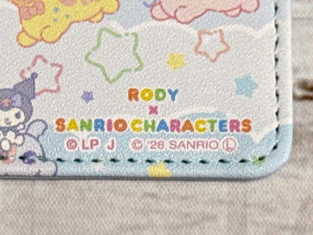 「RODY×SANRIO CHARACTERS」のロゴプリント入りで特別感たっぷり