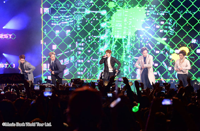 BEAST＠『K-POP FESTIVAL MUSIC BANK in メキシコ』　©Music Bank World Tour Ltd