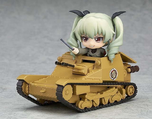 新品未開封 ガルパン CV33 ねんどろいどもあ アンチョビ ガルパン】箱乗りも再現できちゃう！「ねんどろいどもあ CV33
