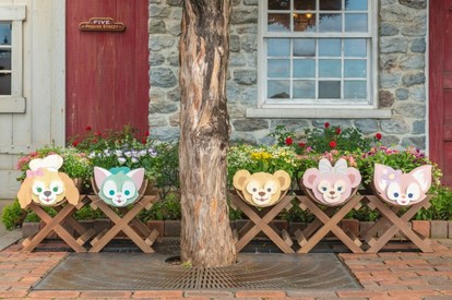 ダッフィーシェリーメイ鉢植え ダッフィー シェリーメイ プランター