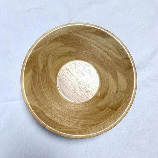【ニトリ　木製ボウル　Lサイズ】天然木の風合いが食卓を柔らかくしてくれます