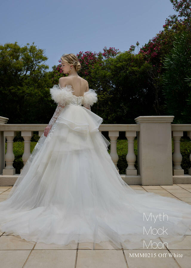 クラウディア|Myth Mock Moon(ミスモックムーン)新作ウェディングドレス|MMM0215_OffWhite
