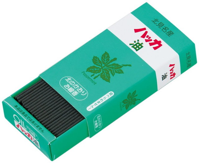 北のかおりハッカ油 ミニ寸線香　　（画像協力：カメヤマ株式会社）
