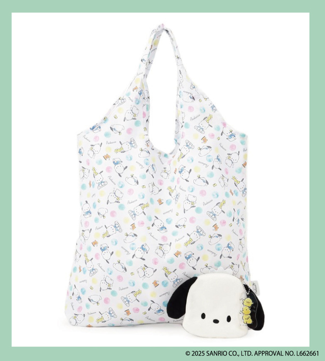 【ITS'DEMO×ポチャッコ】ポーチ付きエコバッグ（税込2,750円）