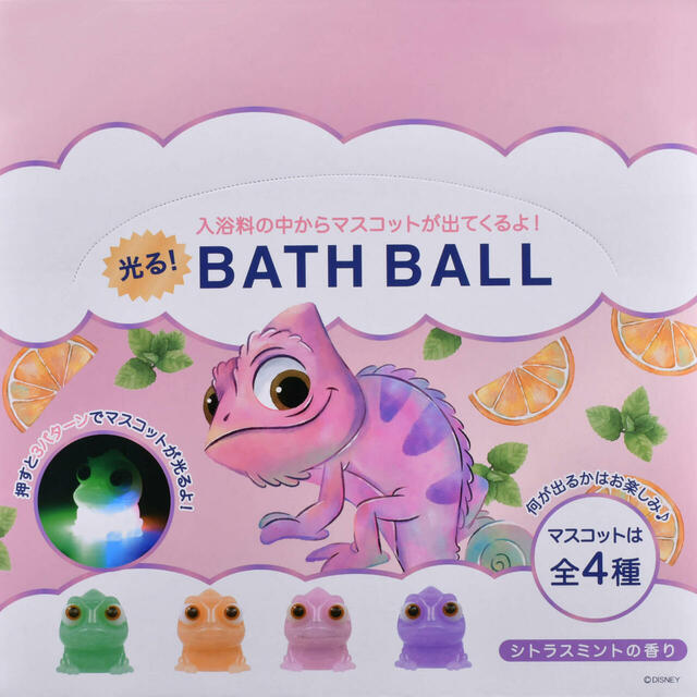 パスカル シークレットバスボール マスコット入り ライトアップ Disney Cool Goods 750円