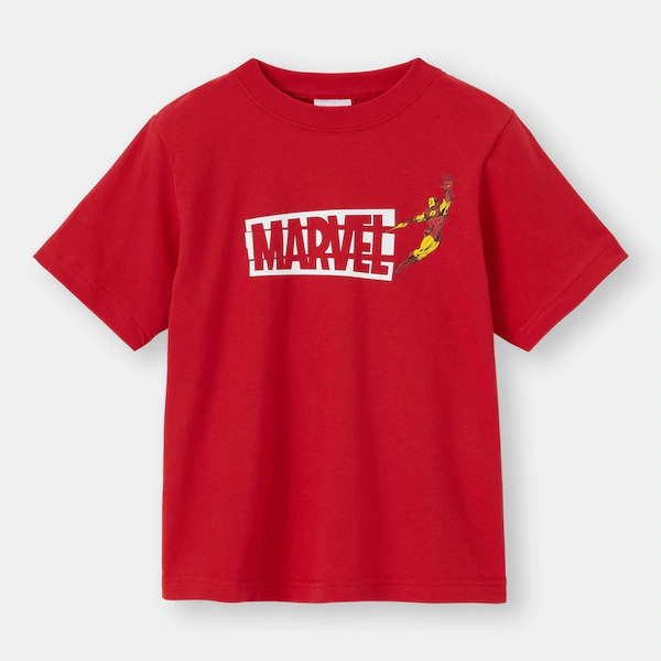 KIDS(男女兼用)グラフィックT(半袖)MARVEL 990円+税