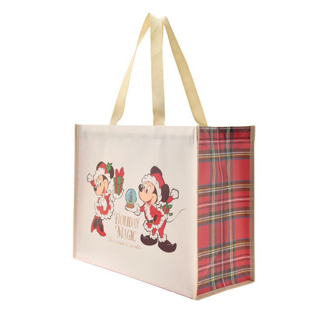 ミッキー＆フレンズ ショッピングバッグ・エコバッグ(M) DISNEY CHRISTMAS 950円