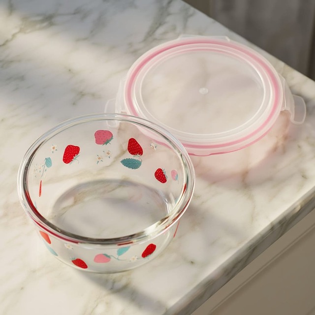 【フライングタイガー】フードコンテナ 990円／食材の保存はもちろん、プリンを作ってそのまま容器にしても◎