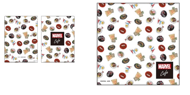 A4クリアファイル・バンダナハンカチ（MENU）