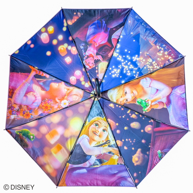 晴雨兼用両面印刷折りたたみ傘55cm（ラプンツェル/ファイナルフレーム）【ディズニー、ピクサー、スター・ウォーズの「晴雨兼用両面印刷折りたたみ傘」』全7種】