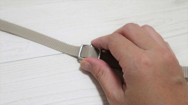 【リヒトラブ にゃんシーン ショルダーポーチ】長さを調整するのも超スムーズ