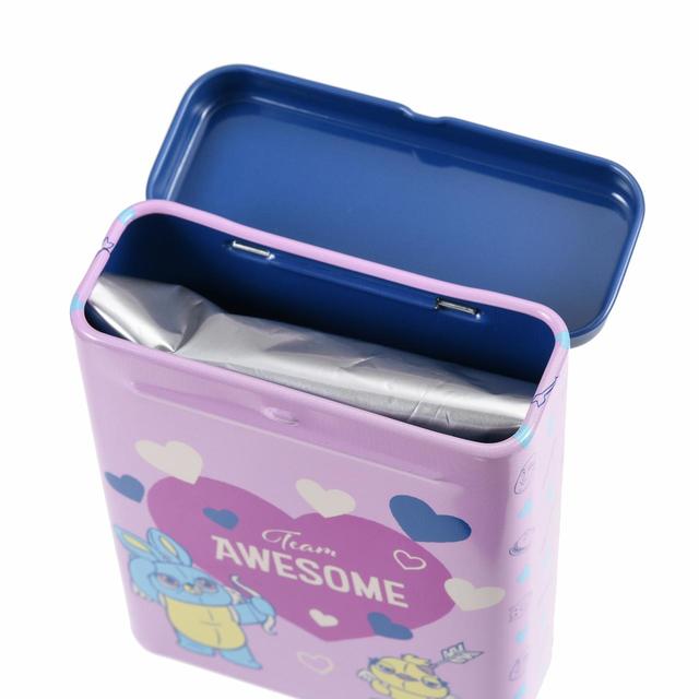 缶入りチョコレート<ダッキー&バニー> 540円