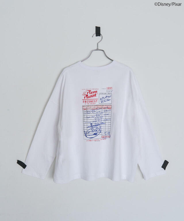 Pizza Planet オーダーメモロングTシャツ 3,990円｜AMERICAN HOLIC Disney Collection 『トイ・ストーリー』