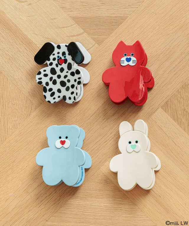 【LOWRYS FARMxmojojojo】「mojojojo/バンス」2,200円/全身デザインにすることで髪を留めやすいサイズ感に