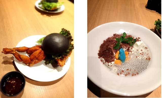 フロッグバーガーとカエルの卵!? スイーツ