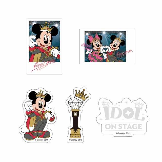 I賞 キャラサイン入りカード&ステッカーセット|Happyくじ「Disney IDOL ON STAGE」