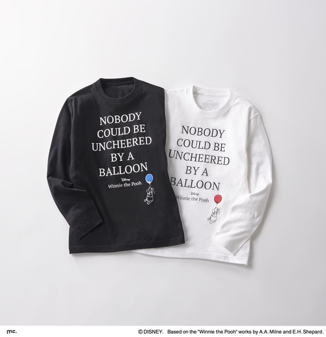 ロングTシャツ（綿100%/ 大人サイズ：S・M・L） 各5,500円  【三越伊勢丹限定】くまのプーさん DISNEY WINNIE THE POOH FESTIVAL 2022