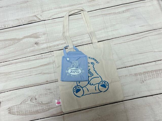 トートバッグにつけることもできます♪