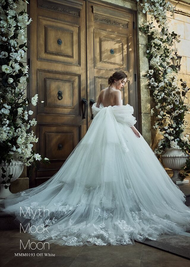 「Myth Mock Moon（ミスモックムーン）」新作ウェディングドレス MMM0193 offwhite