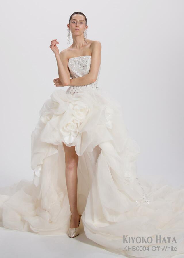 「KIYOKO HATA」新作ウェディングドレス KHB0004_OffWhite