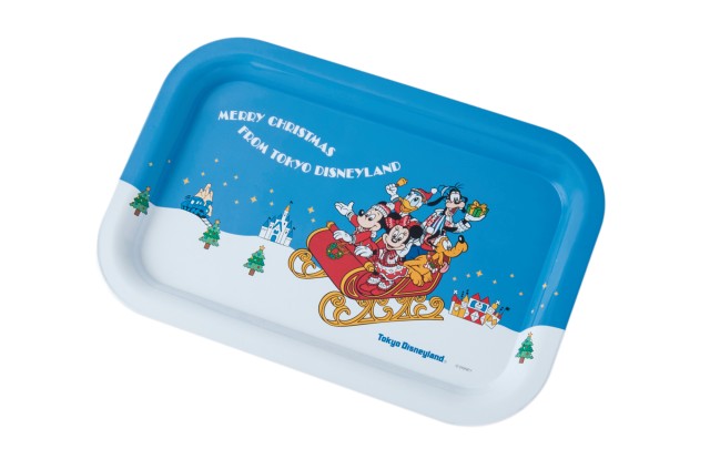 トレー 1,400円｜縦約20×横約30cm｜東京ディズニーリゾート「ディズニー・クリスマス」2019｜販売店舗：東京ディズニーランド「グランドエンポーリアム」