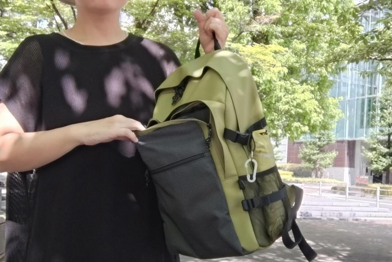 ワークマン新作多機能リュックが凄かった!24Lの大容量で通勤通学にも便利だよ(正直レビュー)(写真 15/15) - ハピママ*