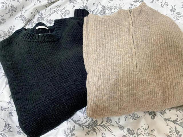 ユニクロ メンズ ニット セーター 美品 シンプル おしゃれ 即納 最新作の