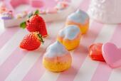 いちごのシュークリーム【ヒルトン東京『ストロベリー・ハートファクトリー』いちごスイーツビュッフェ】