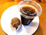 【ドトールコーヒー　熊本県産和栗のモンブラン　アイスコーヒー】コーヒーの酸味とモンブランの甘みは相性抜群です