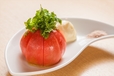 冷やしトマト梅塩添え