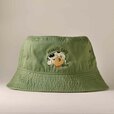 「バケットハット」（ペールブルー/レッド/アイボリー/グリーン）3,795 円（税込）