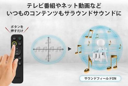 SONYサウンドバー　定価4万円 4万円台でこの臨場感は驚き！ソニーの立体音響サウンドバーで、自宅を