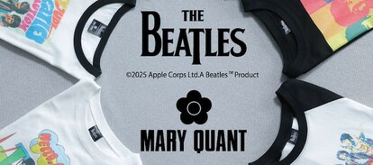 MARY QUANTの「ビートルズ」Tシャツがおしゃれ！数量限定の