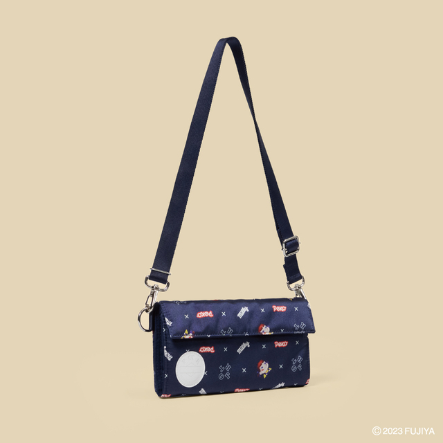 「milky × POTR」2WAY LONG WALLET　￥25,300（tax included）【吉田カバン×不二家】