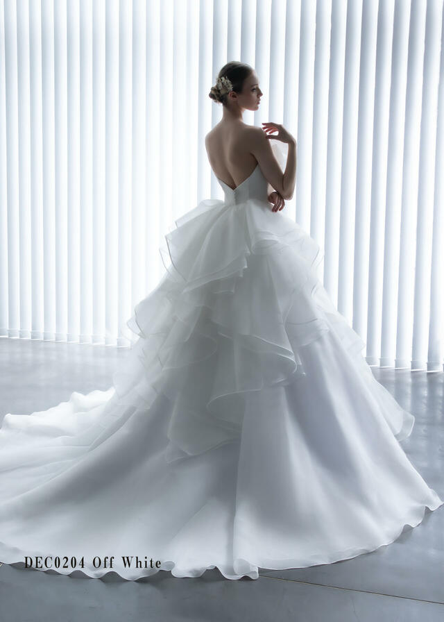 「Clef a decor-クレアデコール」新作ウェディングドレス DEC0204_Offwhite
