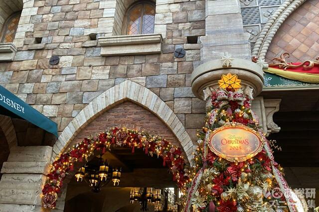 ディズニーシーのクリスマデコレーション