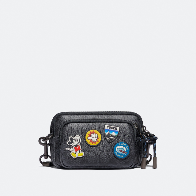 Signature Pacer Convertible Double Pouch - Disney x Coach - Men's