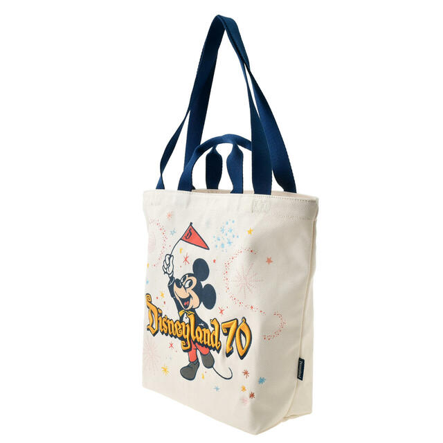 ミッキー トートバッグ DISNEYLAND RESORT 70TH CELEBRATION 4,400円