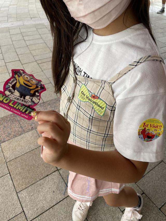 「1st Visit!」や「On Vacation!」などのステッカー