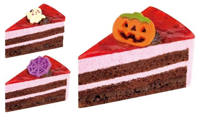 「あまおう苺のザクザクチョコケーキ」＜価格：税込529円＞【【不二家のハロウィン】真っ赤なベリーソース入りの“ドクロのムース”にパチパチ弾ける“クロミちゃんケーキ”も登場♪】