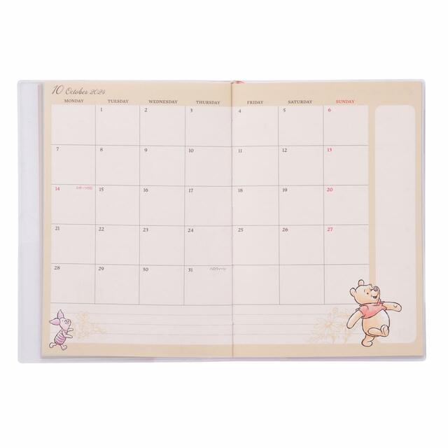 プー&フレンズ 手帳・スケジュール帳 Calendar&Organizer 2024 1,540円